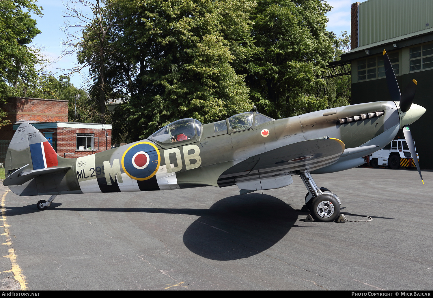Aircraft Photo of G-CLXB / ML295 | Supermarine 509 Spitfire T9 | UK - Air Force | AirHistory.net #705911