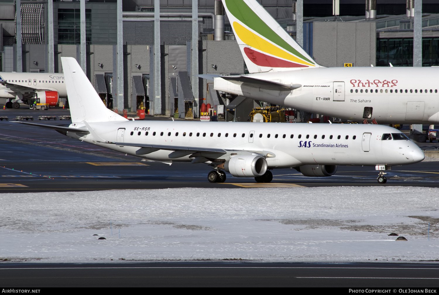 Aircraft Photo of SE-RSR | Embraer 195LR (ERJ-190-200LR) | Scandinavian Airlines - SAS | AirHistory.net #705922