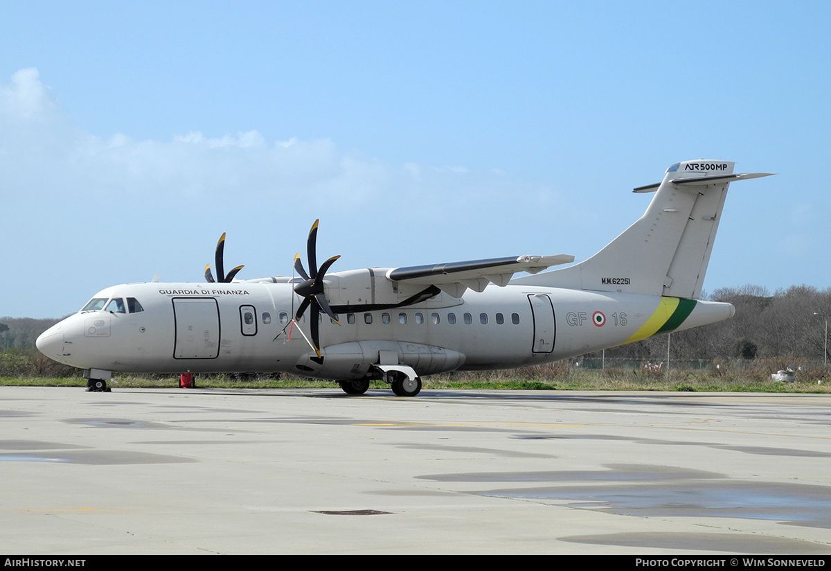 Aircraft Photo of MM62251 | ATR ATR-42-500MP Surveyor | Italy - Guardia di Finanza | AirHistory.net #705931