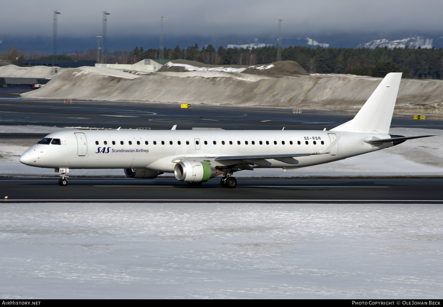 Aircraft Photo of SE-RSR | Embraer 195LR (ERJ-190-200LR) | Scandinavian Airlines - SAS | AirHistory.net #705941