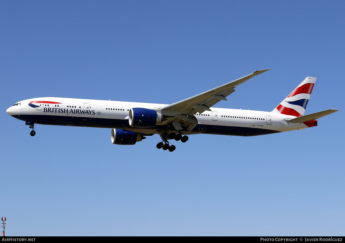 Aircraft Photo of G-STBM | Boeing 777-300/ER | British Airways | AirHistory.net #705947
