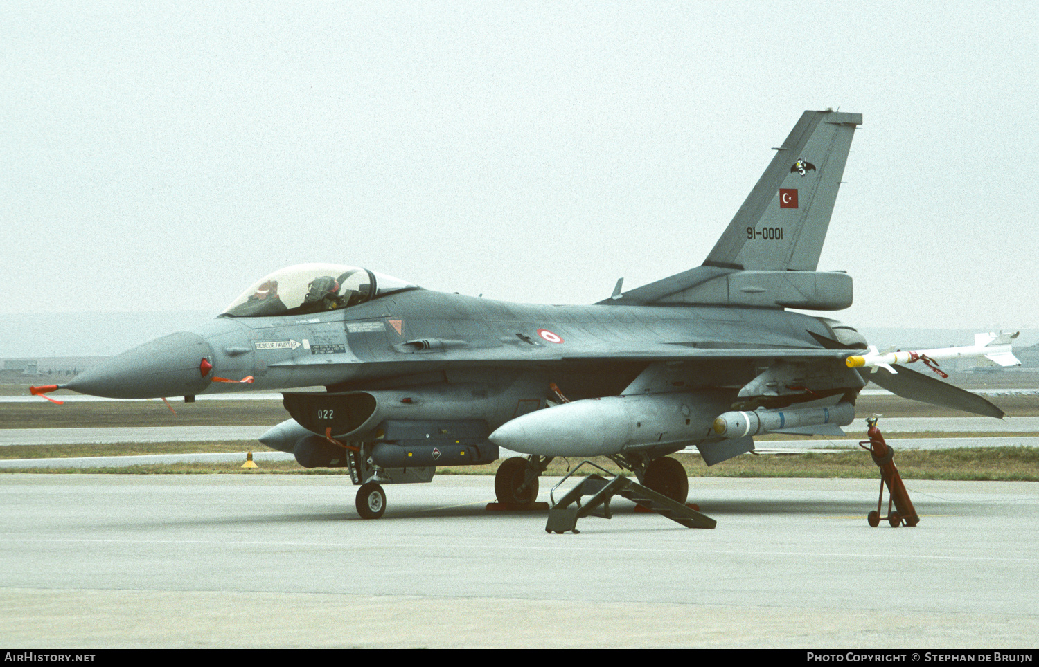 Aircraft Photo of 91-0001 | General Dynamics F-16CG Fighting Falcon | Turkey - Air Force | AirHistory.net #705962