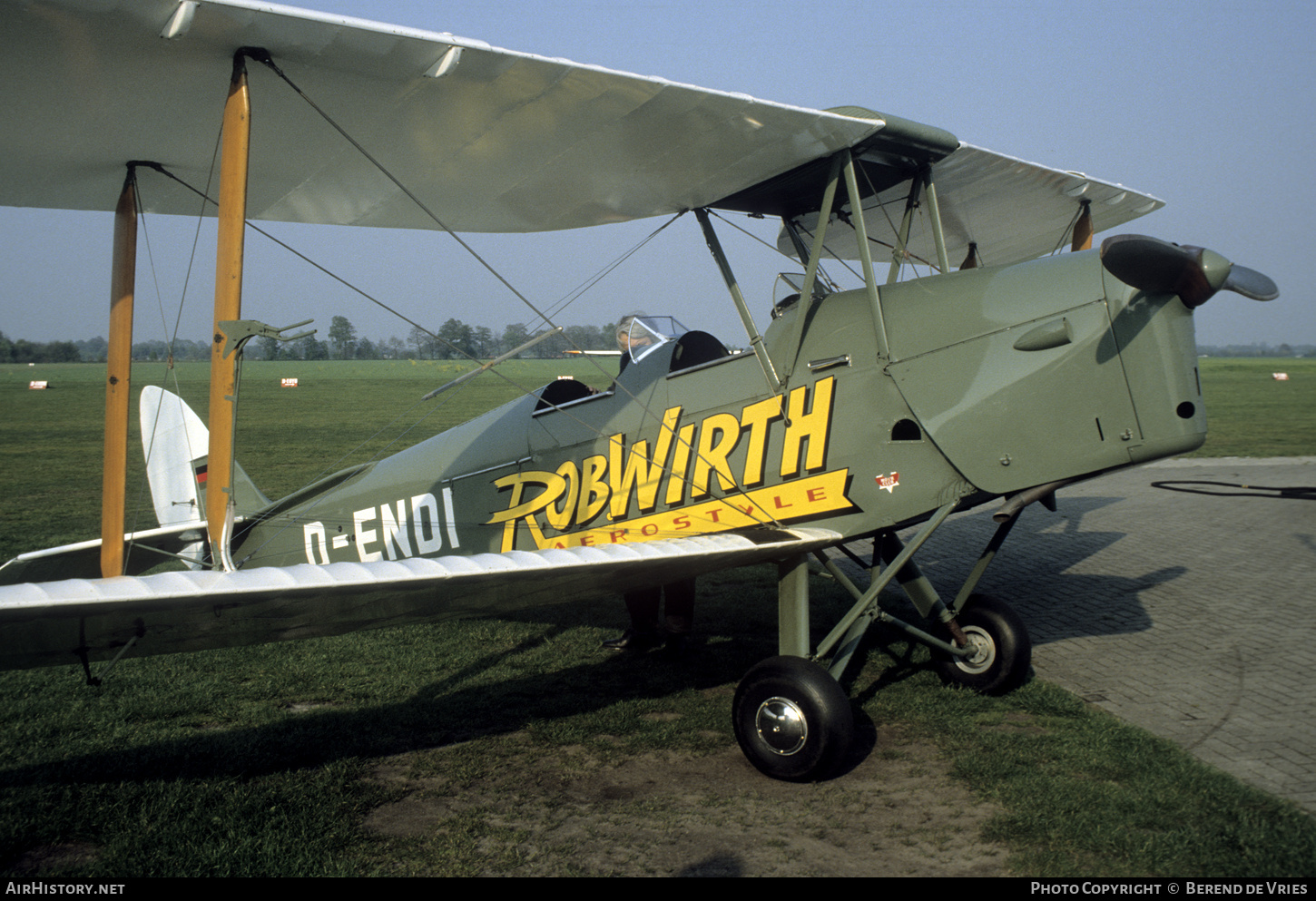 Aircraft Photo of D-ENDI | De Havilland D.H. 82A Tiger Moth | Rob Wirth Aerostyle | AirHistory.net #705978