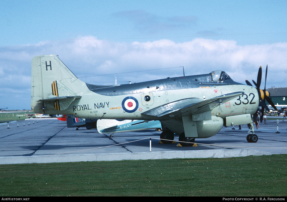 Aircraft Photo of XL500 | Fairey Gannet AEW.3 | UK - Navy | AirHistory.net #705989