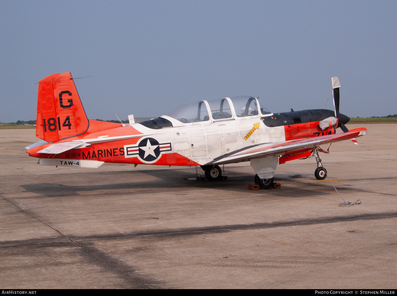 Aircraft Photo of 161814 / 1814 | Beech T-34C Turbo Mentor | USA - Marines | AirHistory.net #705991