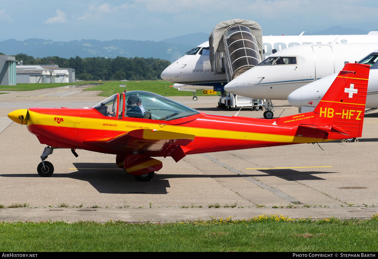 Aircraft Photo of HB-HFZ | FFA AS-202/18A-4 Bravo | AirHistory.net #705994