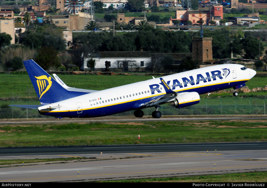 Aircraft Photo of EI-EVI | Boeing 737-8AS | Ryanair | AirHistory.net #705997