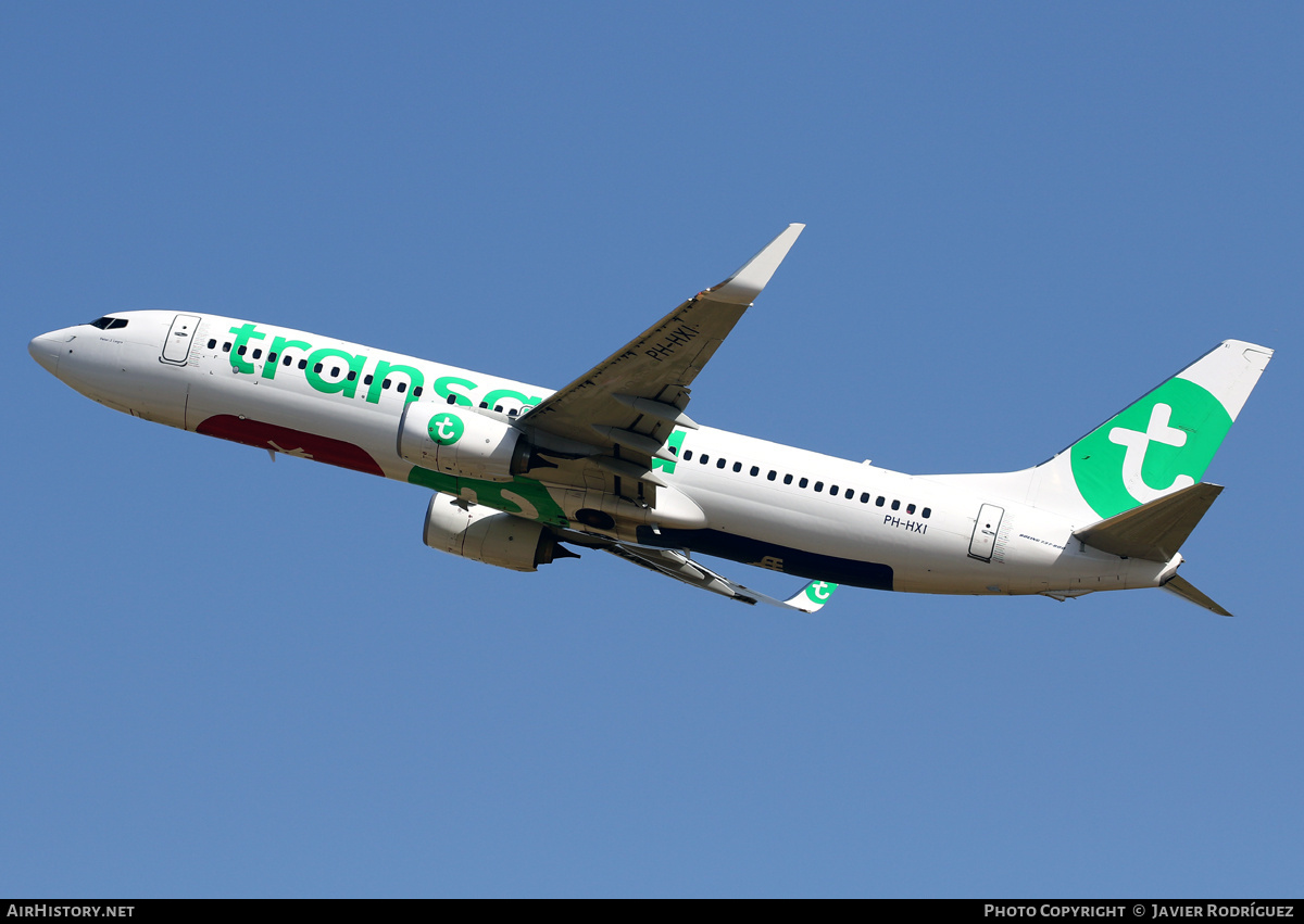 Aircraft Photo of PH-HXI | Boeing 737-800 | Transavia | AirHistory.net #705998