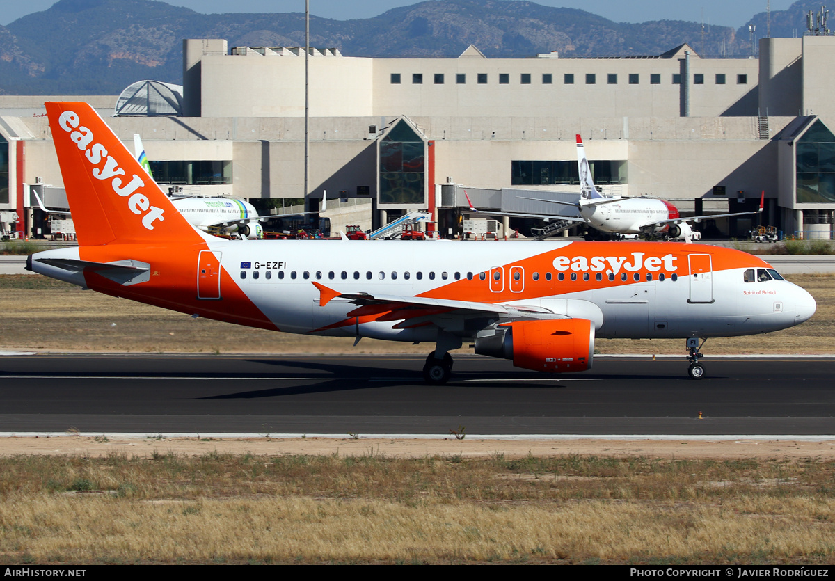Aircraft Photo of G-EZFI | Airbus A319-111 | EasyJet | AirHistory.net #706000