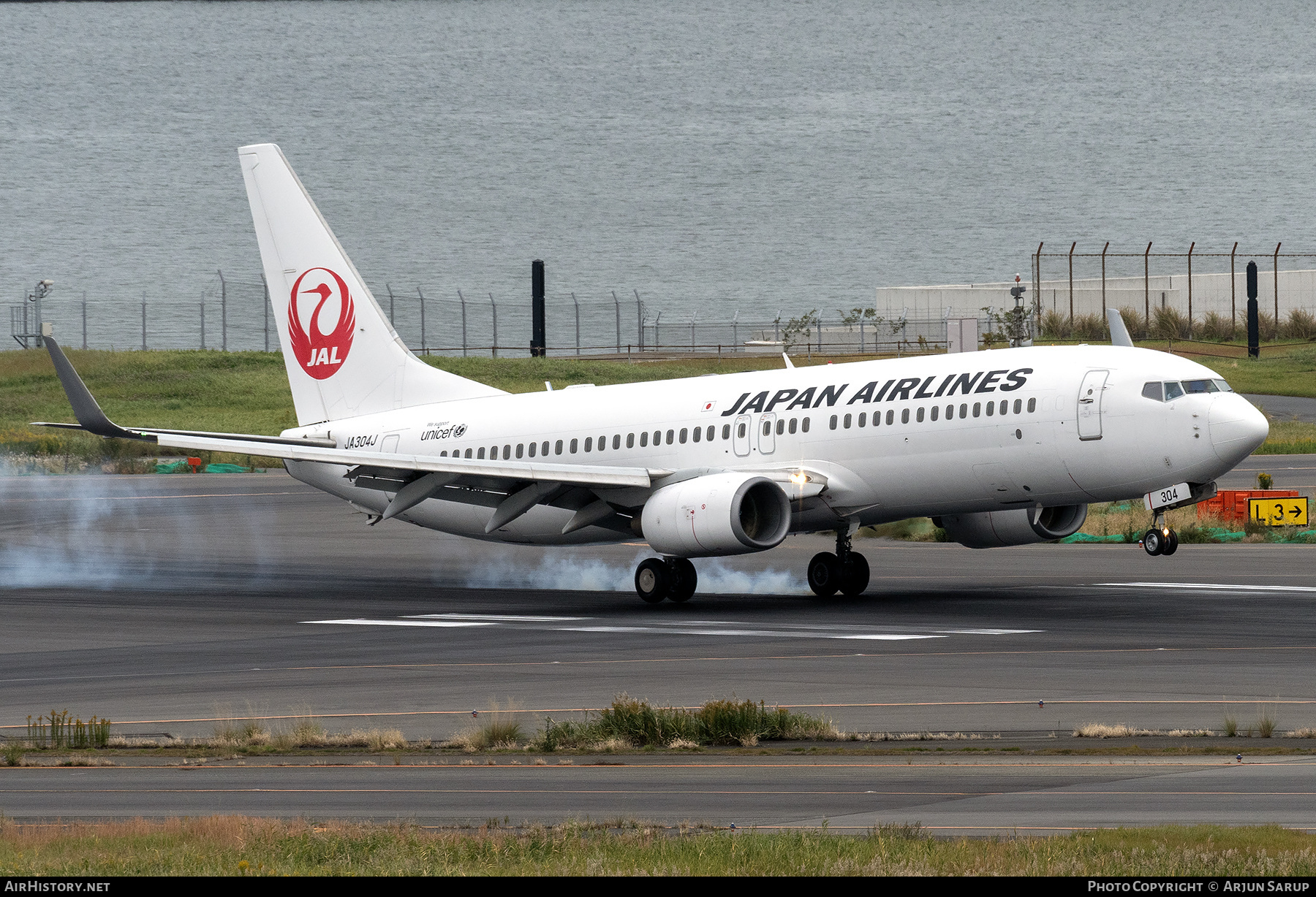 Aircraft Photo of JA304J | Boeing 737-846 | Japan Airlines - JAL | AirHistory.net #706016