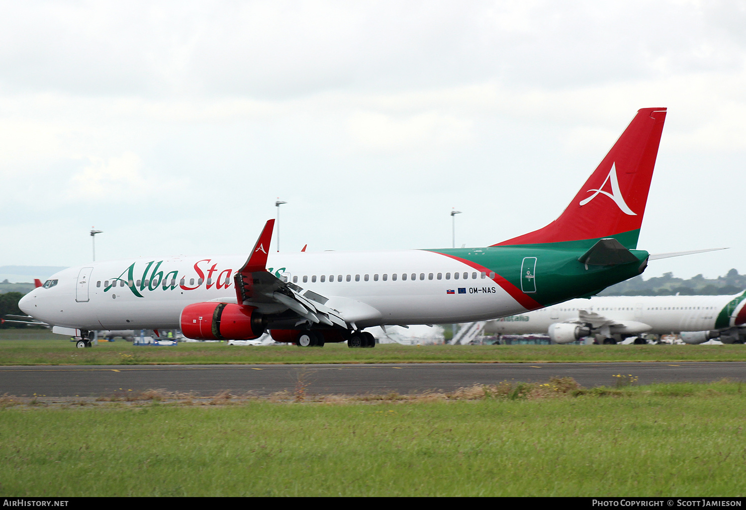 Aircraft Photo of OM-NAS | Boeing 737-86J | AlbaStar | AirHistory.net #706046