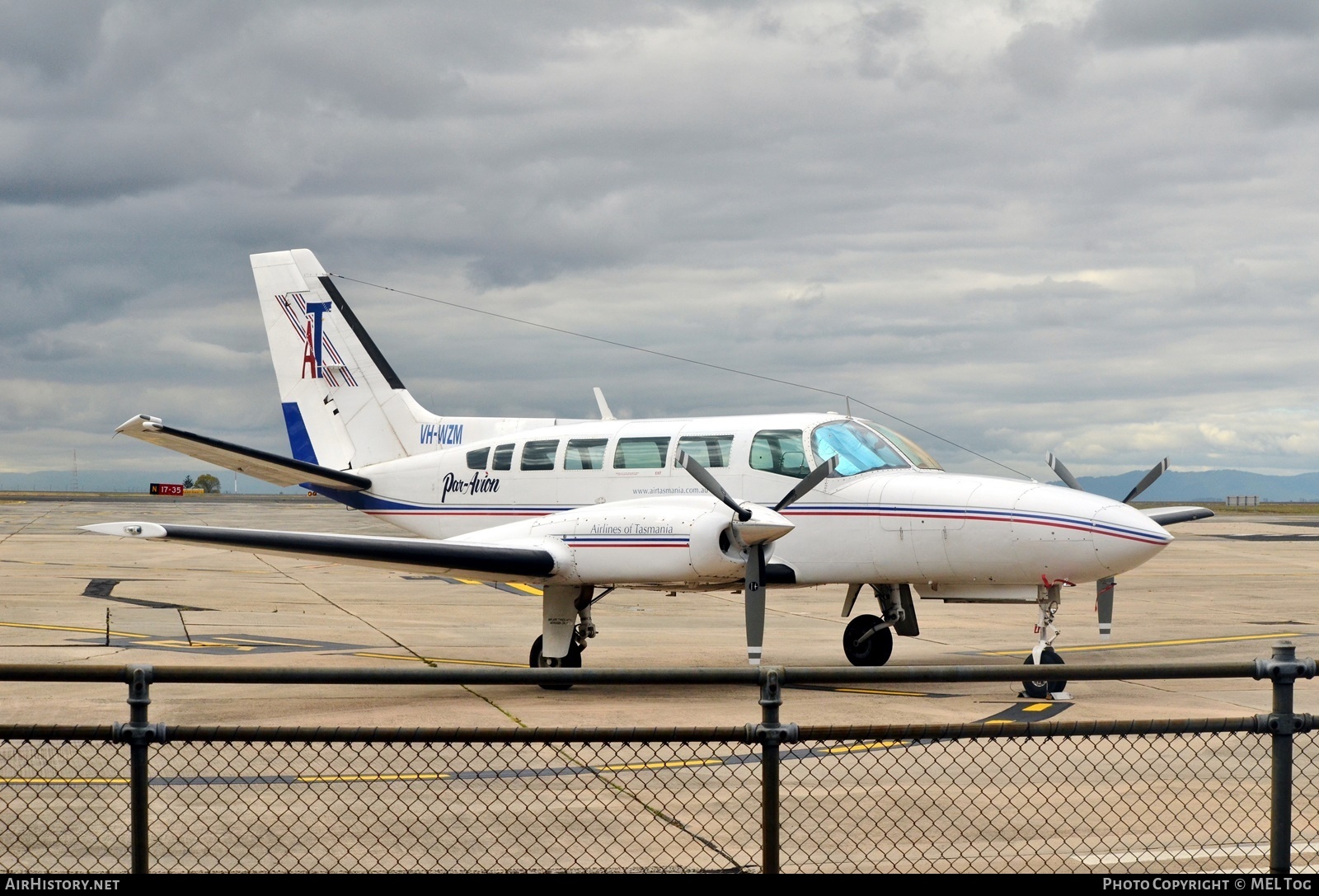Aircraft Photo of VH-WZM | Cessna 404 Titan | Airlines of Tasmania | AirHistory.net #706060