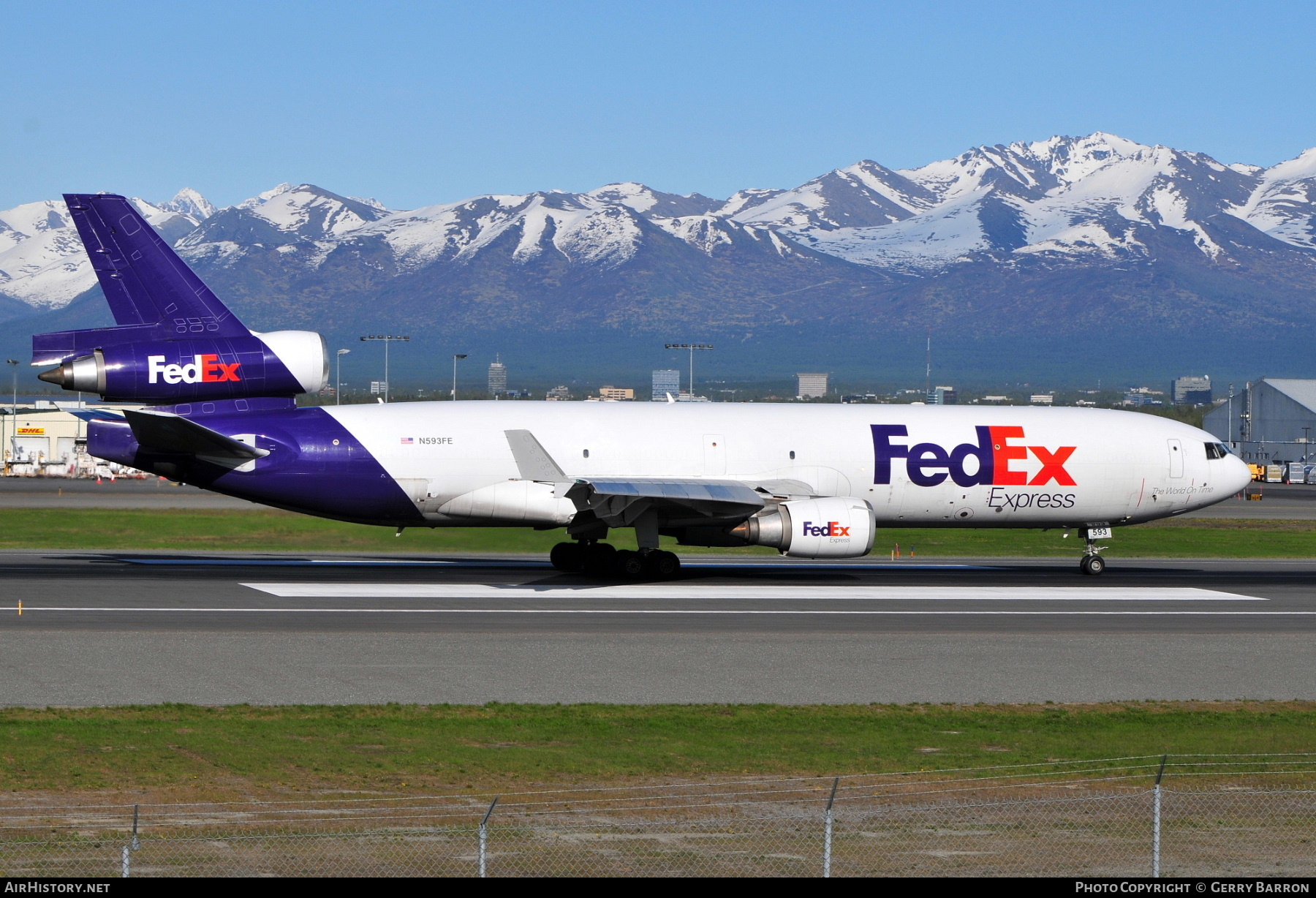 Aircraft Photo of N593FE | McDonnell Douglas MD-11/F | FedEx Express - Federal Express | AirHistory.net #706082