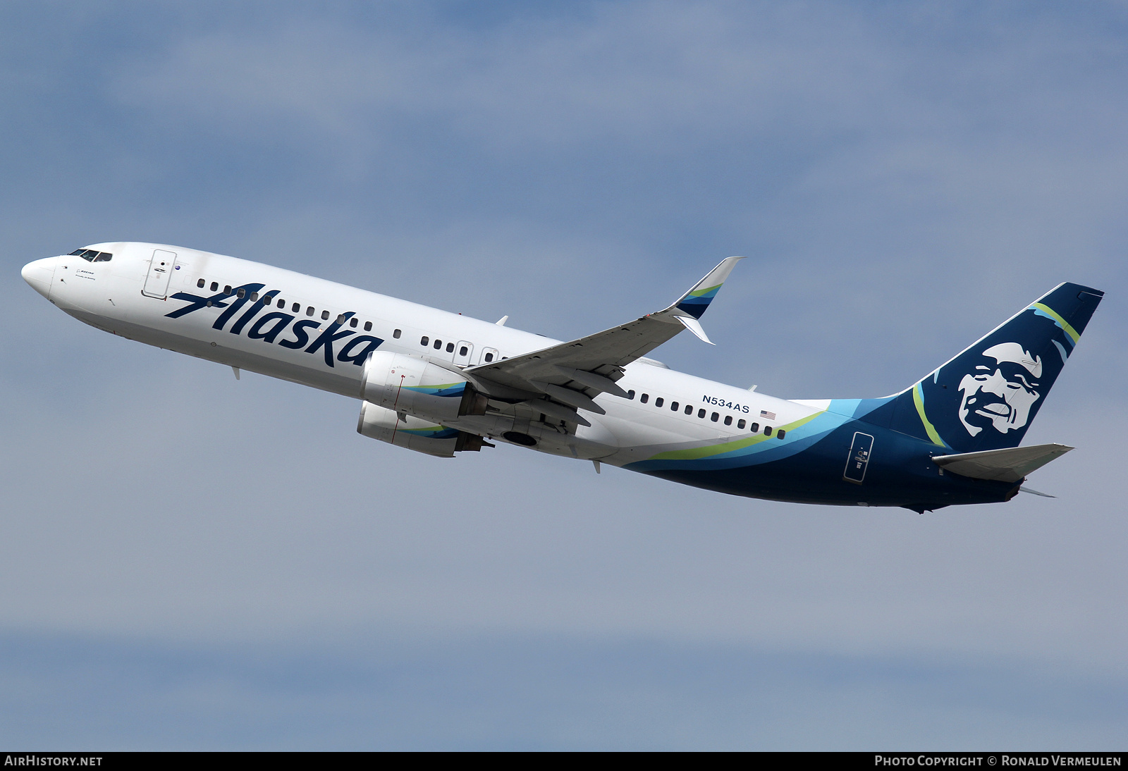 Aircraft Photo of N534AS | Boeing 737-890 | Alaska Airlines | AirHistory.net #706094