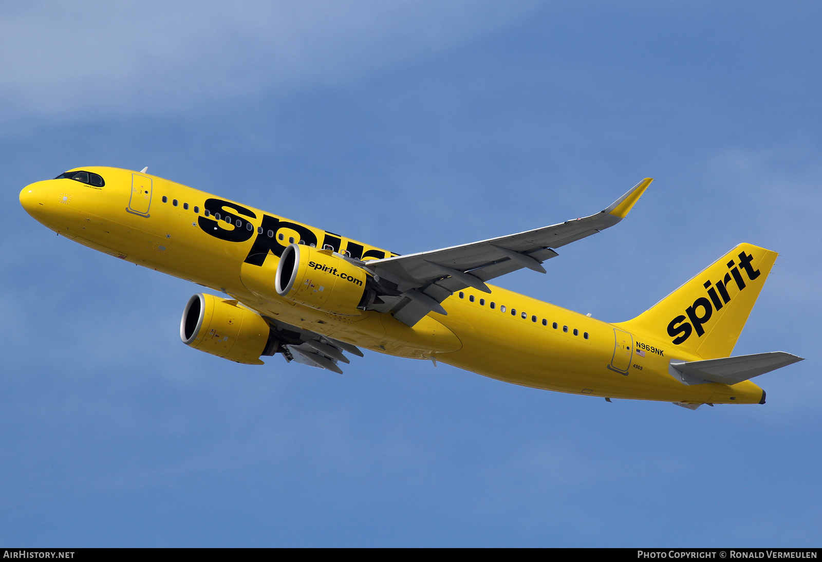 Aircraft Photo of N969NK | Airbus A320-271N | Spirit Airlines | AirHistory.net #706095
