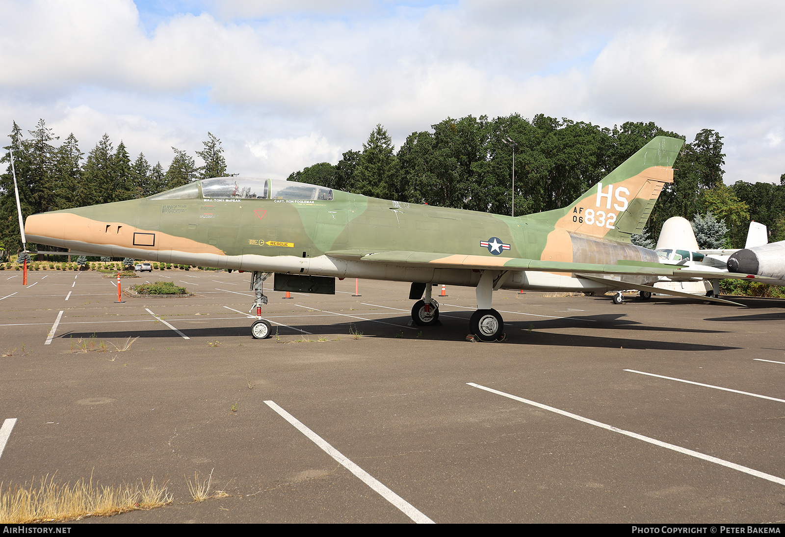 Aircraft Photo of 56-3832 / 06-832 | North American F-100F Super Sabre | USA - Air Force | AirHistory.net #706109