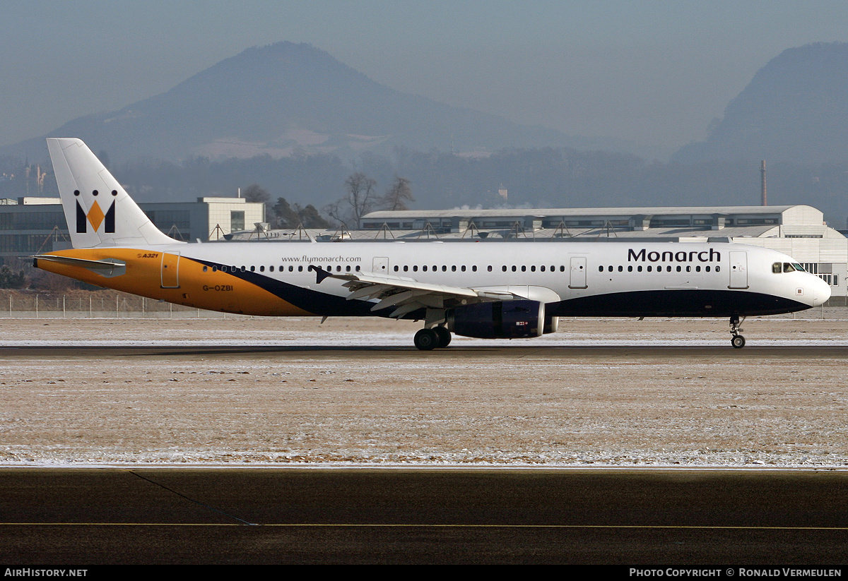 Aircraft Photo of G-OZBI | Airbus A321-231 | Monarch Airlines | AirHistory.net #706135