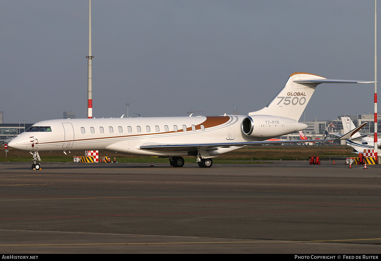Aircraft Photo of T7-PYR | Bombardier Global 7500 (BD-700-2A12) | AirHistory.net #706149