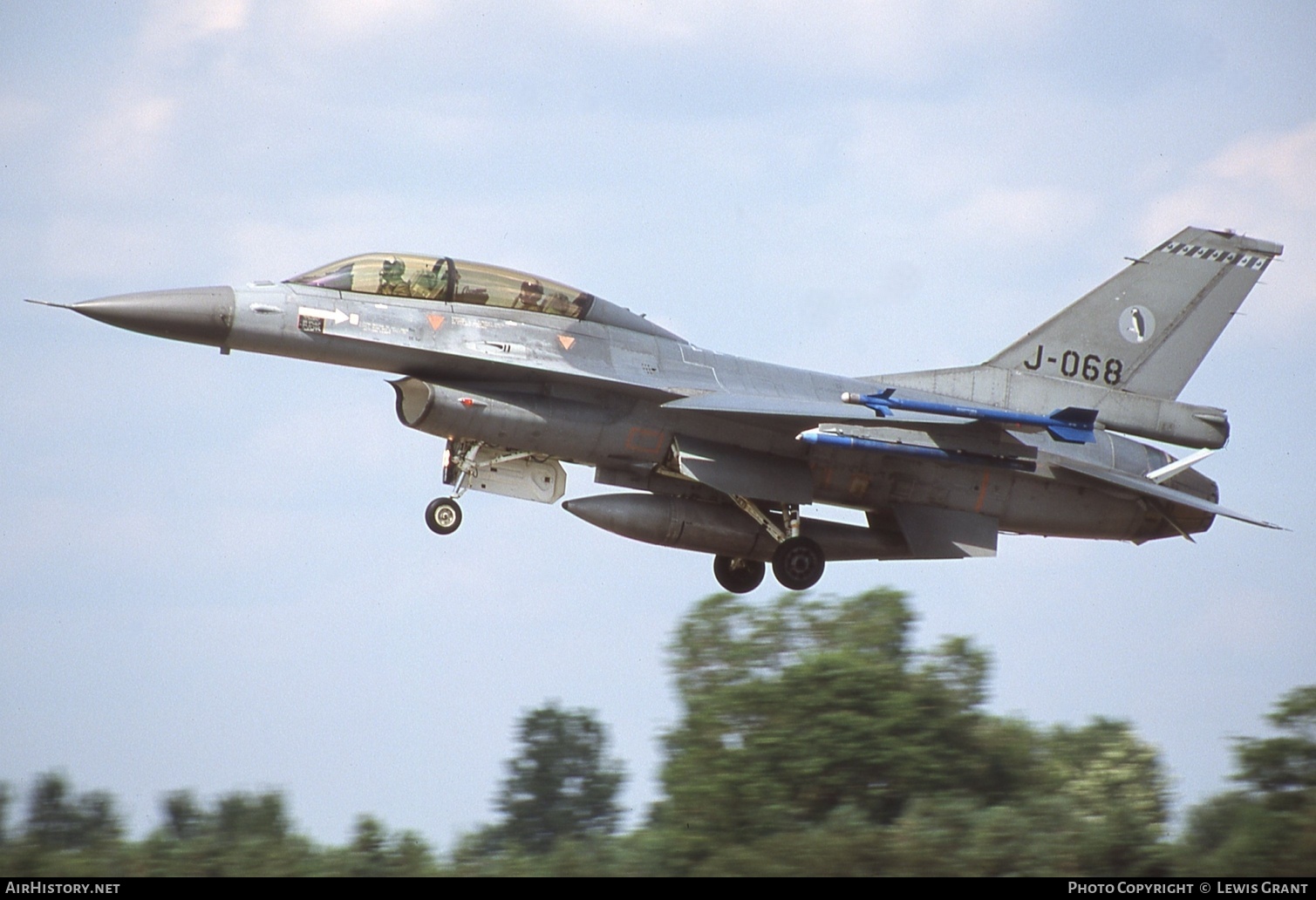 Aircraft Photo of J-068 | General Dynamics F-16BM Fighting Falcon | Netherlands - Air Force | AirHistory.net #706182