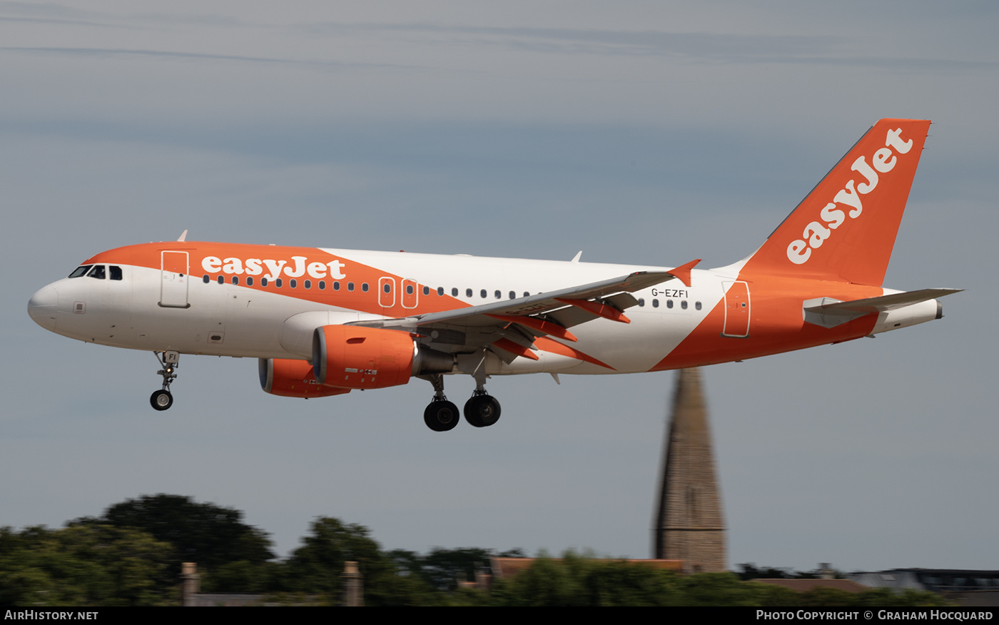 Aircraft Photo of G-EZFI | Airbus A319-111 | EasyJet | AirHistory.net #706194