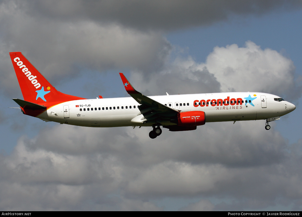 Aircraft Photo of TC-TJO | Boeing 737-86N | Corendon Airlines | AirHistory.net #706224