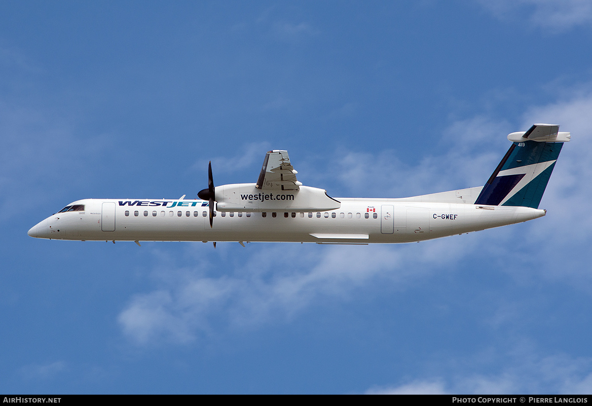 Aircraft Photo of C-GWEF | Bombardier DHC-8-402 Dash 8 | WestJet | AirHistory.net #706260