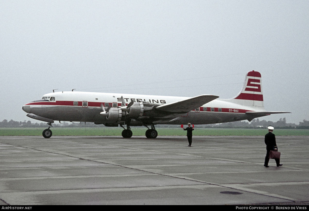 Aircraft Photo of OY-BAU | Douglas DC-6B | Sterling Airways | AirHistory.net #706301