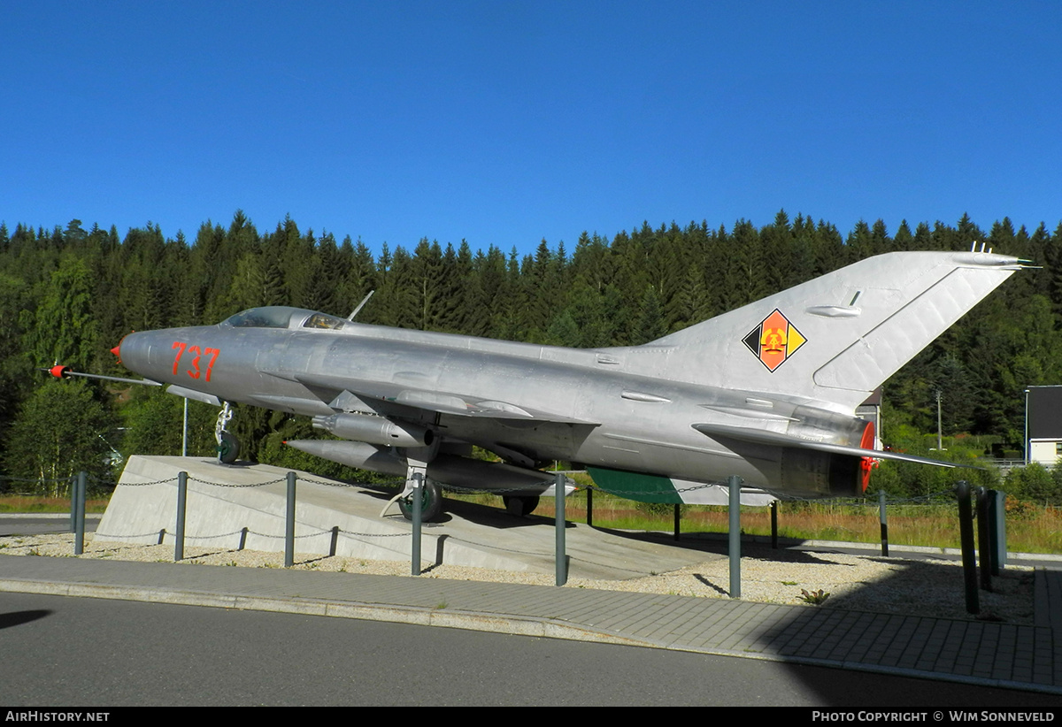 Aircraft Photo of 737 | Mikoyan-Gurevich MiG-21F-13 | East Germany - Air Force | AirHistory.net #706325