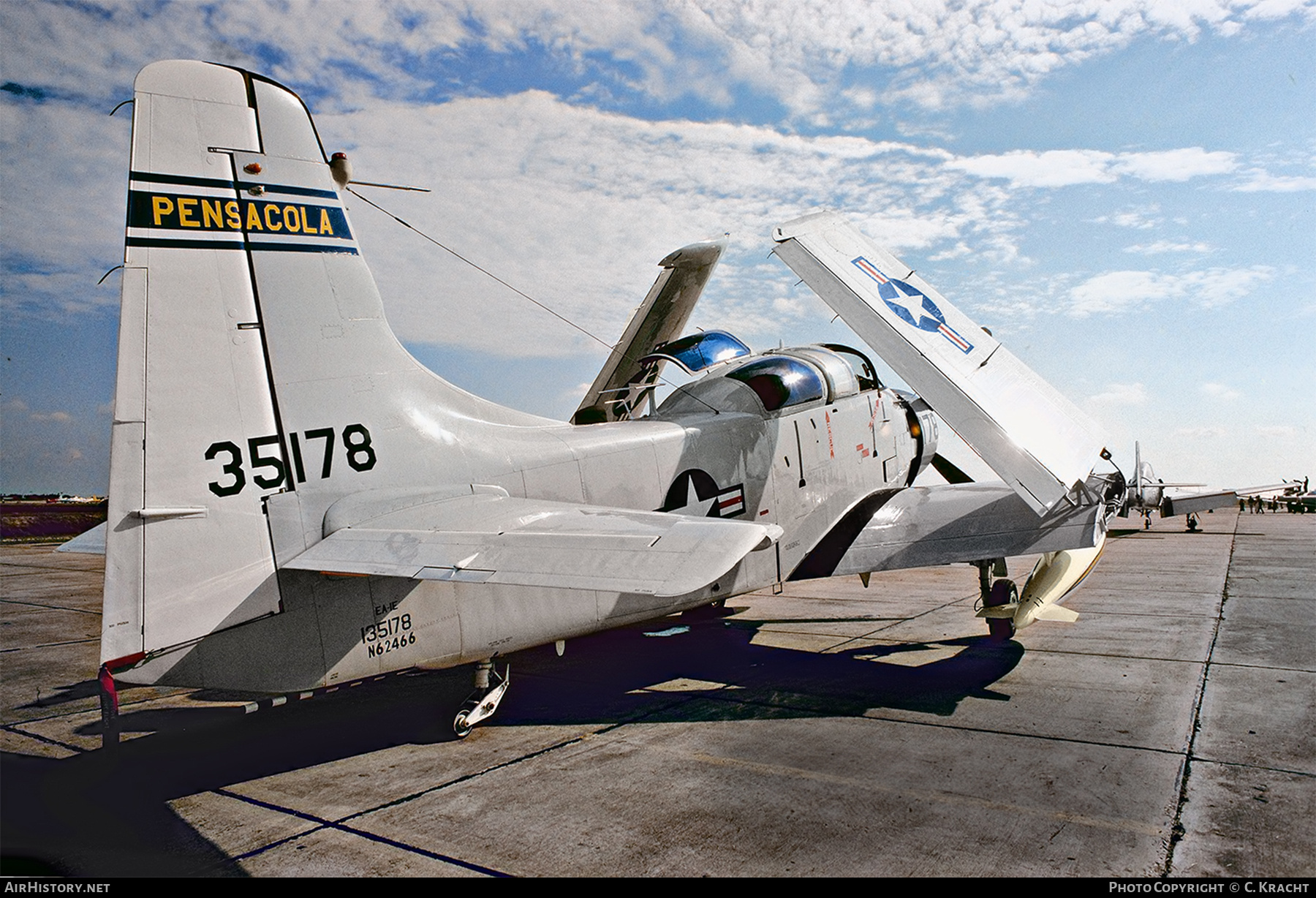 Aircraft Photo of N62466 / 135178 | Douglas EA-1E Skyraider | USA - Navy | AirHistory.net #706336