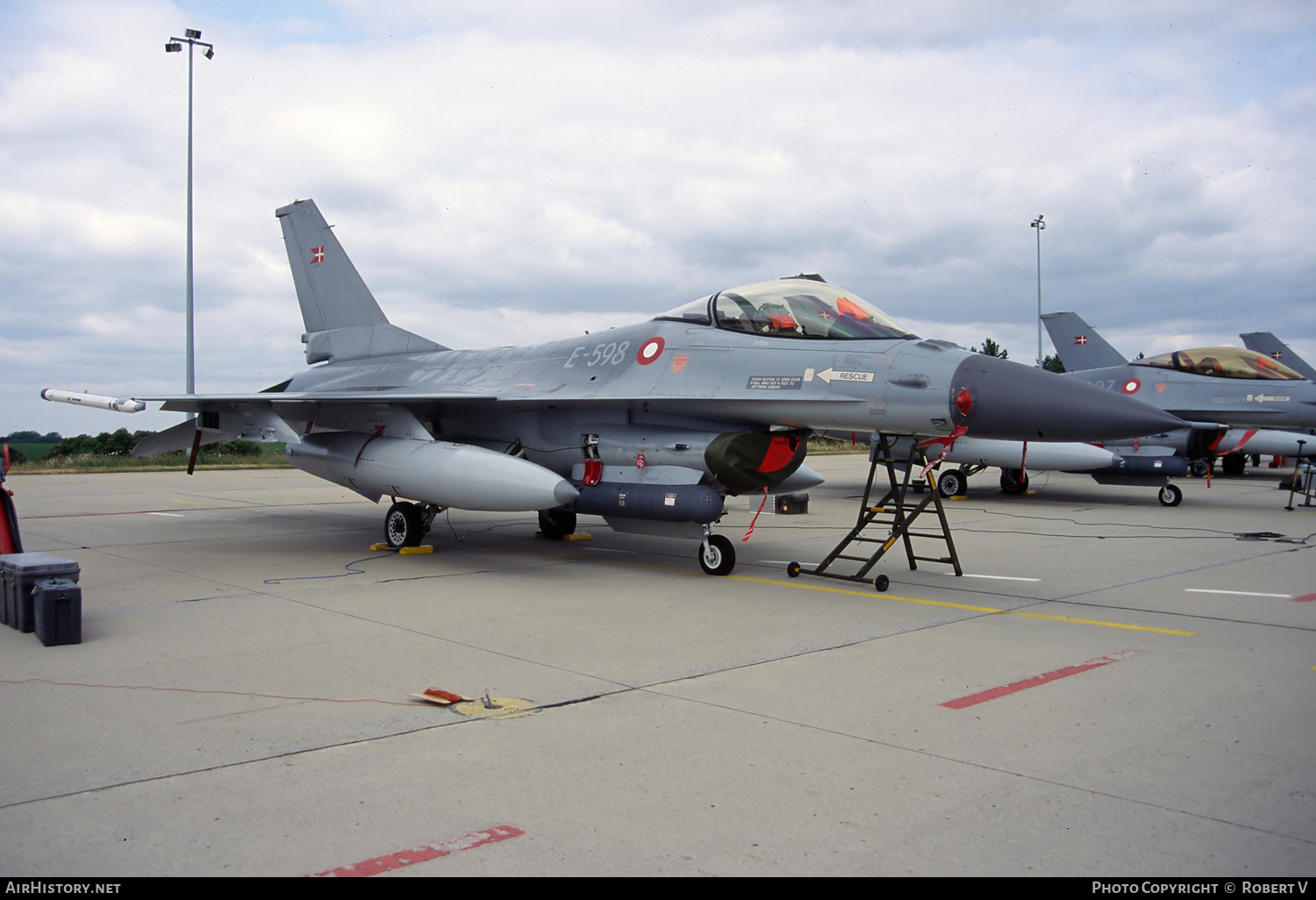 Aircraft Photo of E-598 | General Dynamics F-16AM Fighting Falcon | Denmark - Air Force | AirHistory.net #706339