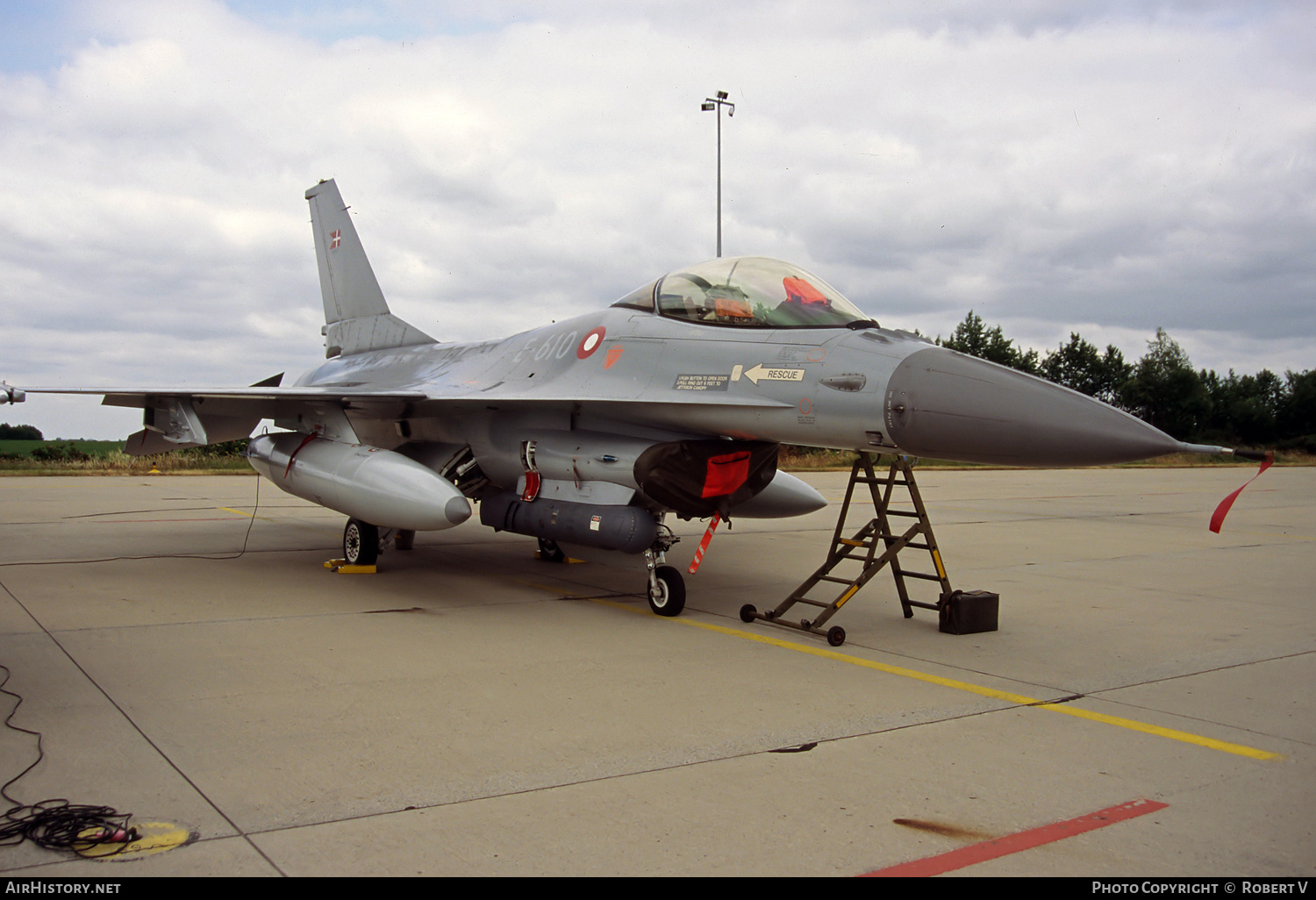 Aircraft Photo of E-610 | General Dynamics F-16AM Fighting Falcon | Denmark - Air Force | AirHistory.net #706343