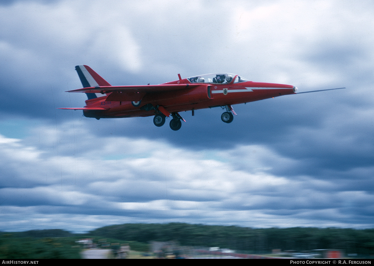 Aircraft Photo of XS111 | Hawker Siddeley Gnat T.1 | UK - Air Force | AirHistory.net #706364