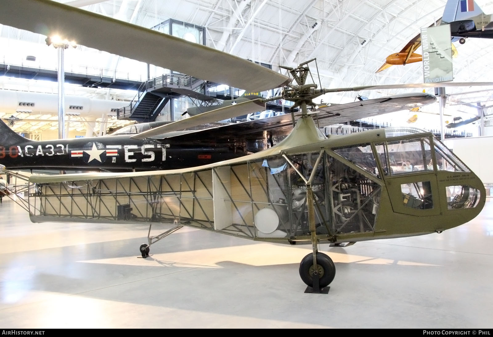 Aircraft Photo of 41-18874 | Sikorsky XR-4C Hoverfly | USA - Army | AirHistory.net #706469