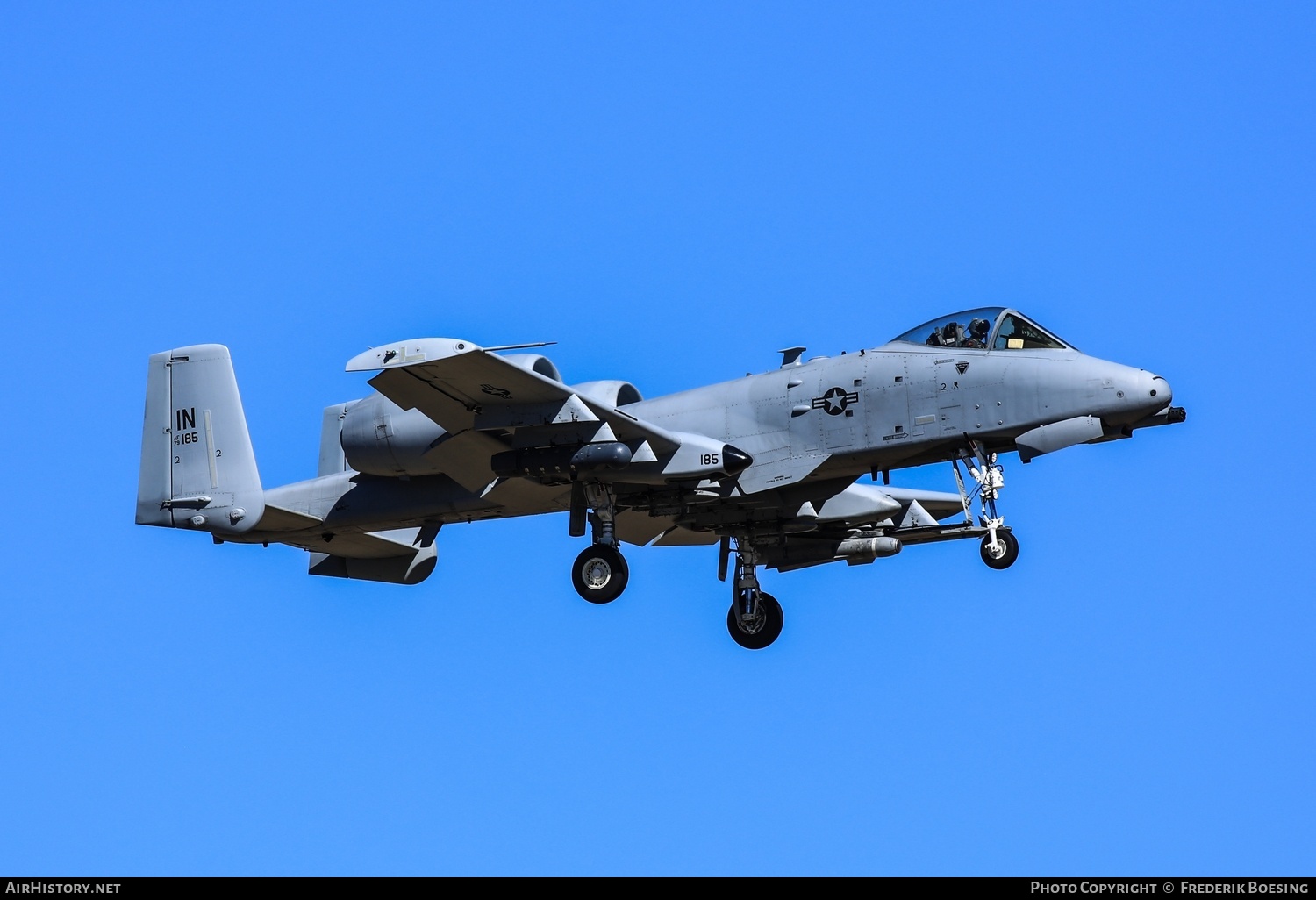 Aircraft Photo of 79-0185 / AF79-185 | Fairchild A-10A Thunderbolt II | USA - Air Force | AirHistory.net #706520