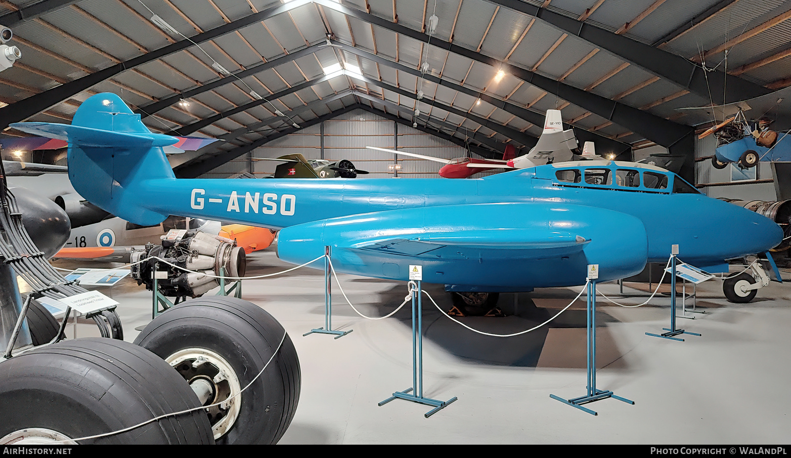 Aircraft Photo of G-ANSO | Gloster Meteor T7 | AirHistory.net #706528