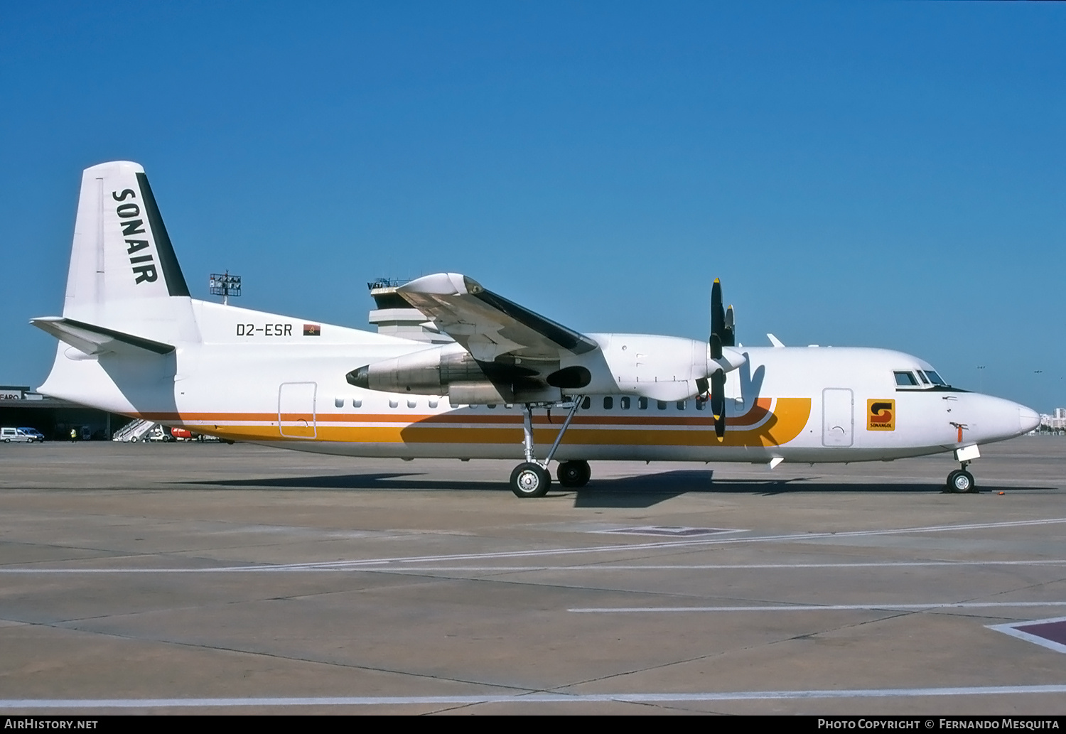 Aircraft Photo of D2-ESR | Fokker 50 | SonAir | AirHistory.net #706540