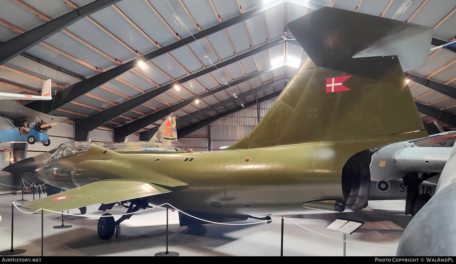 Aircraft Photo of RT-667 | Lockheed CF-104D Starfighter Mk.2 | Denmark - Air Force | AirHistory.net #706589