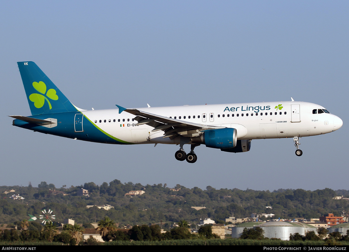 Aircraft Photo of EI-DVK | Airbus A320-214 | Aer Lingus | AirHistory.net #706592