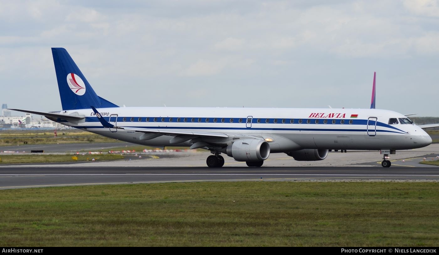 Aircraft Photo of EW-400PO | Embraer 195LR (ERJ-190-200LR) | Belavia | AirHistory.net #706606