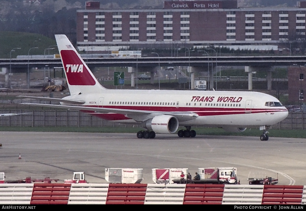 Aircraft Photo of N603TW | Boeing 767-231(ER) | Trans World Airlines - TWA | AirHistory.net #706622