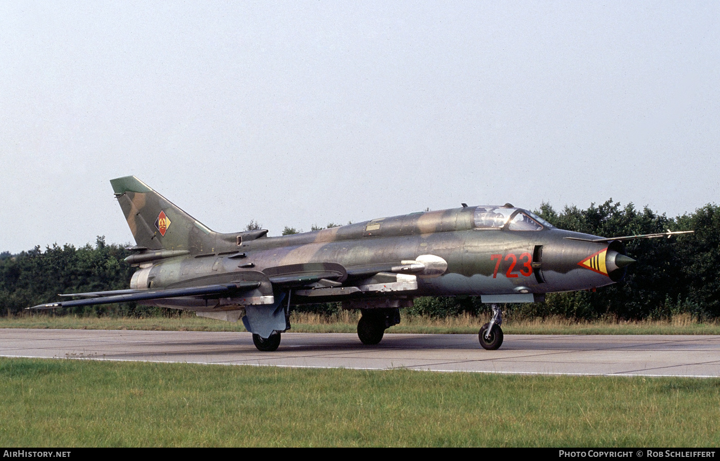 Aircraft Photo of 723 | Sukhoi Su-17/20/22... | East Germany - Air Force | AirHistory.net #706630