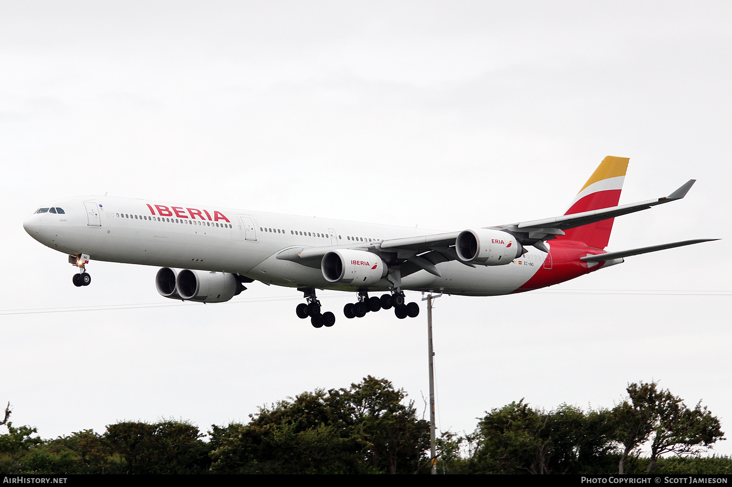 Aircraft Photo of EC-INO | Airbus A340-642 | Iberia | AirHistory.net #706677