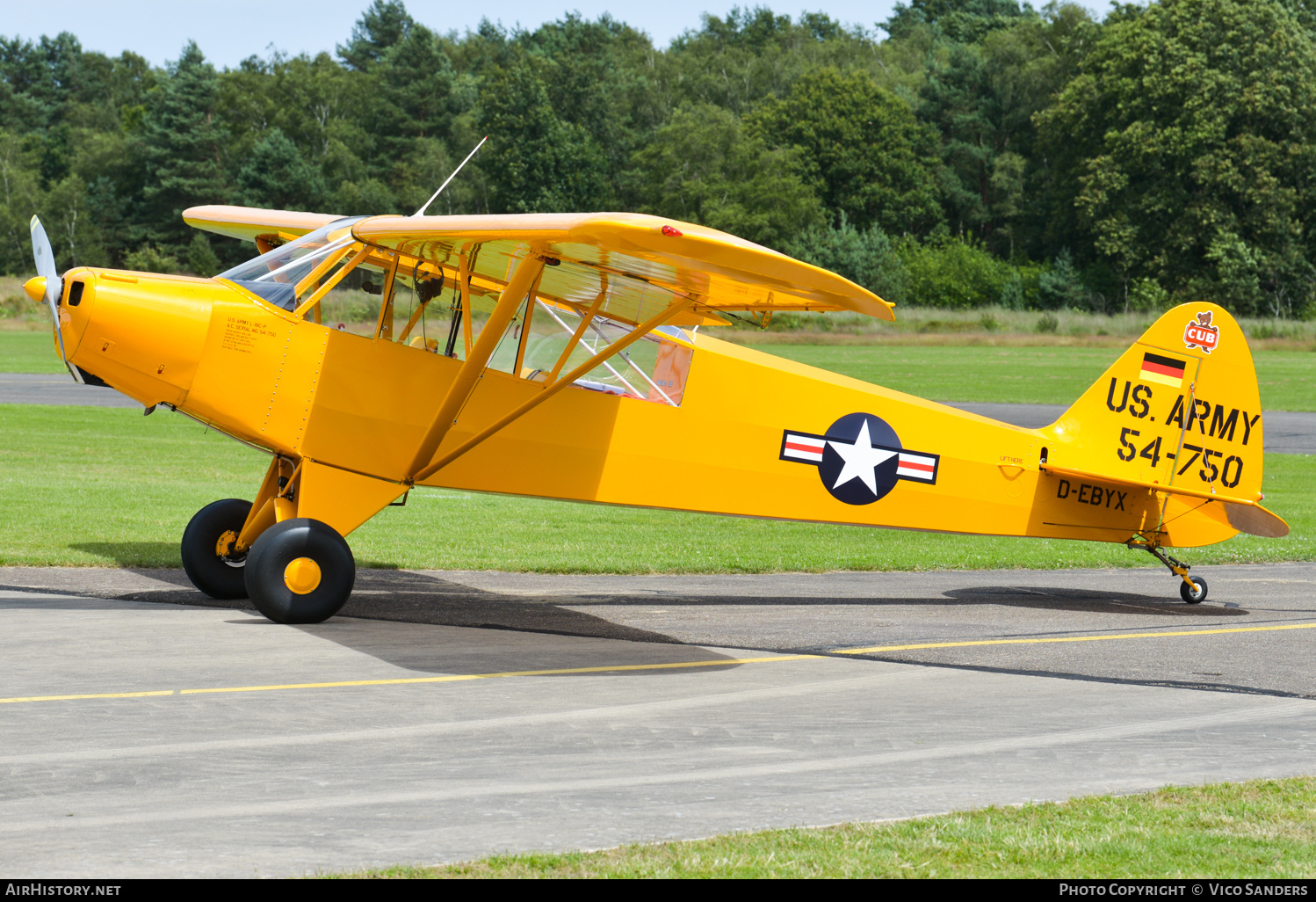 Aircraft Photo of D-EBYX / 54-750 | Piper L-18C Super Cub | USA - Army | AirHistory.net #706681