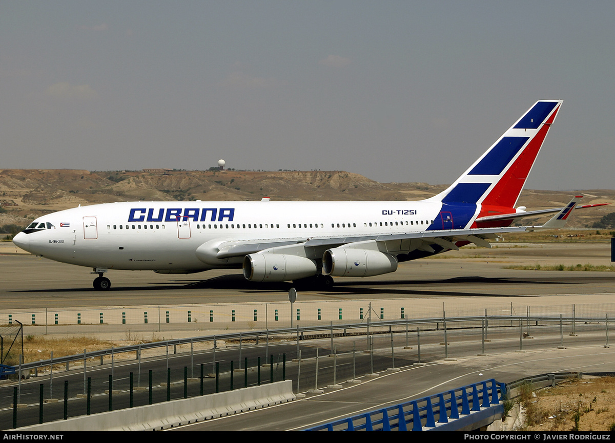 Aircraft Photo of CU-T1251 | Ilyushin Il-96-300 | Cubana | AirHistory.net #706708