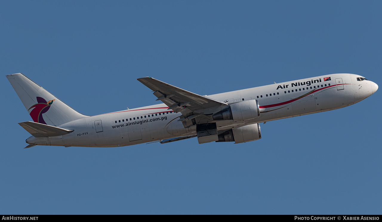 Aircraft Photo of P2-PXV | Boeing 767-341/ER | Air Niugini | AirHistory.net #706710