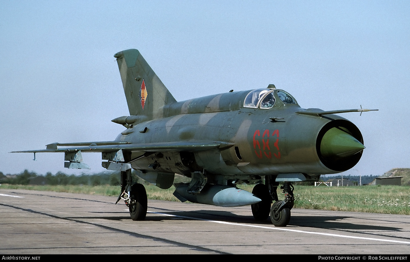 Aircraft Photo of 683 | Mikoyan-Gurevich MiG-21MF | East Germany - Air Force | AirHistory.net #706711