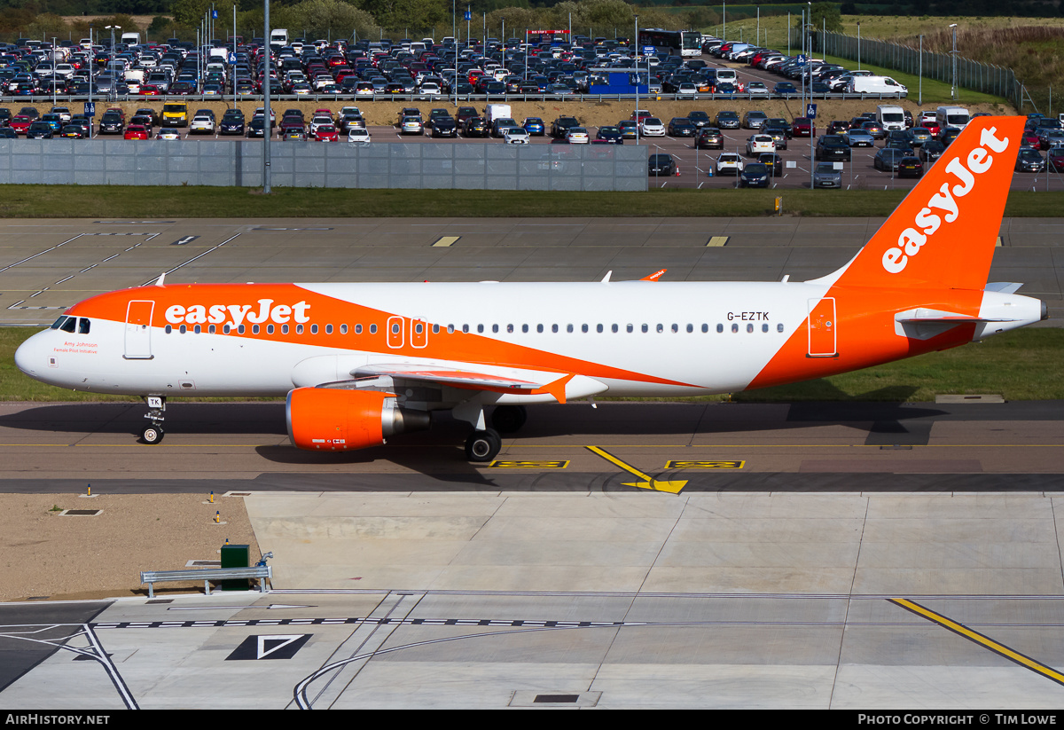 Aircraft Photo of G-EZTK | Airbus A320-214 | EasyJet | AirHistory.net #706740