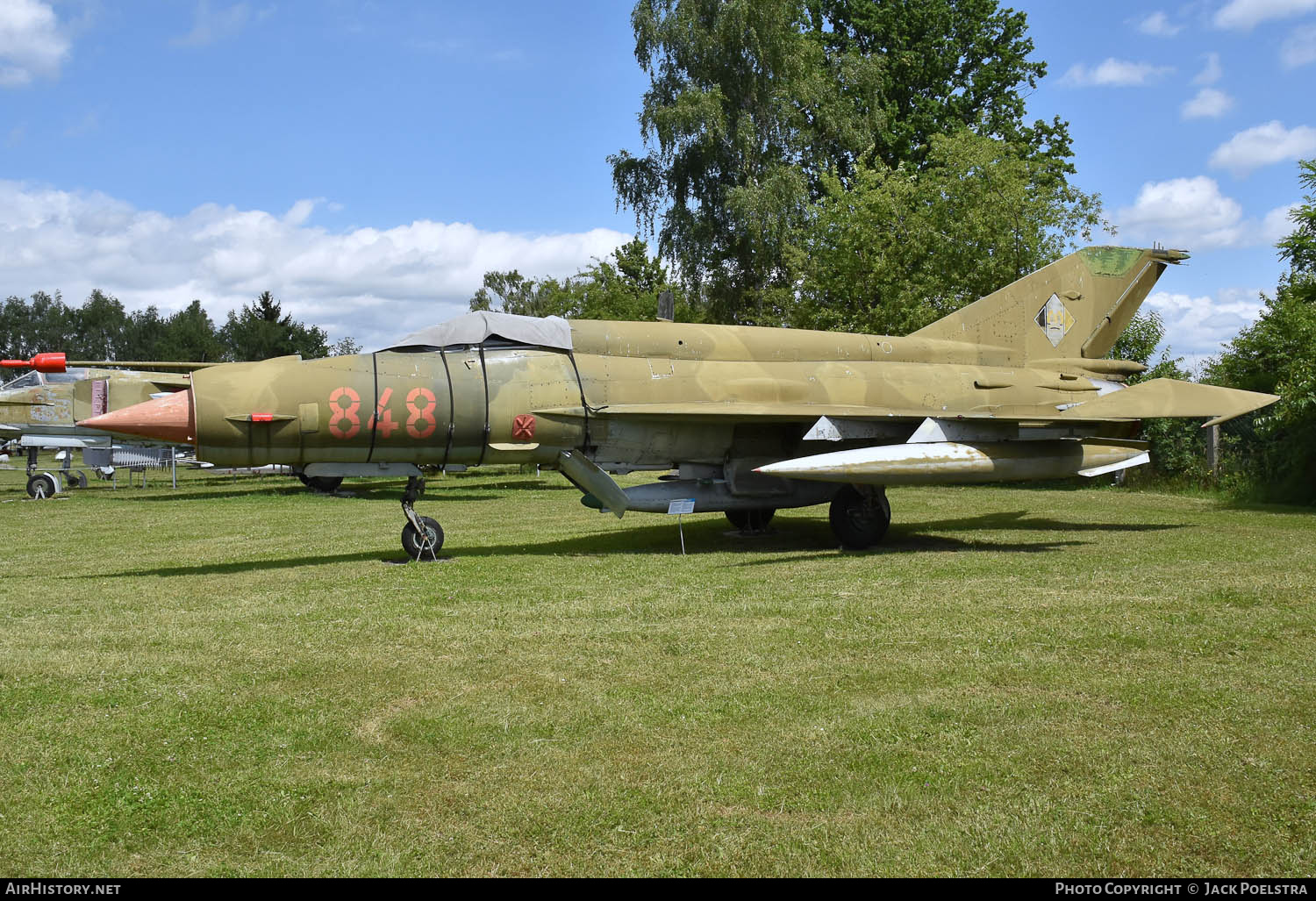 Aircraft Photo of 848 | Mikoyan-Gurevich MiG-21bis | East Germany - Air Force | AirHistory.net #706744