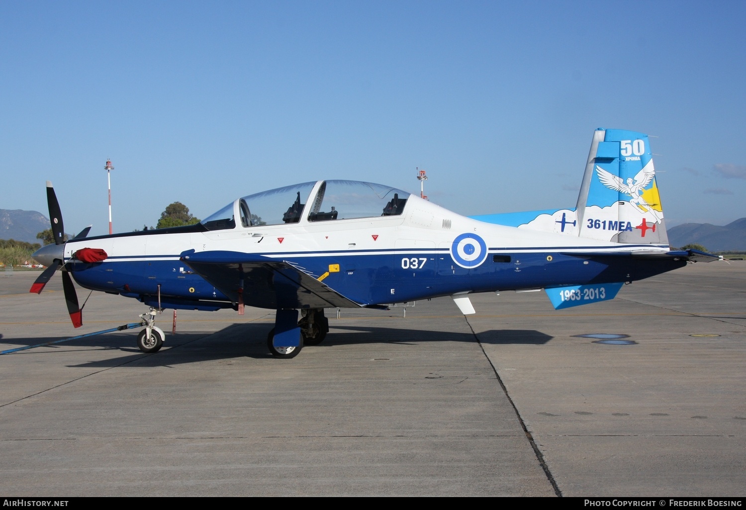 Aircraft Photo of 037 | Raytheon T-6A/NTA Texan II | Greece - Air Force | AirHistory.net #706764