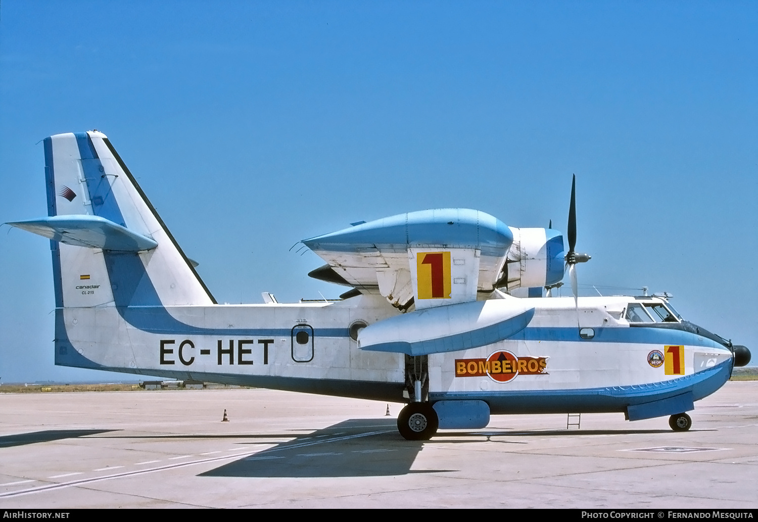 Aircraft Photo of EC-HET | Canadair CL-215-I (CL-215-1A10) | CEGISA - Compañía de Extinción General de Incendios | AirHistory.net #706778